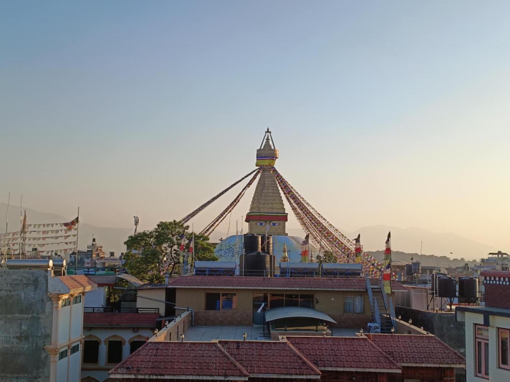 Boudha View With Terrace Apartment Kathmandu Exterior foto